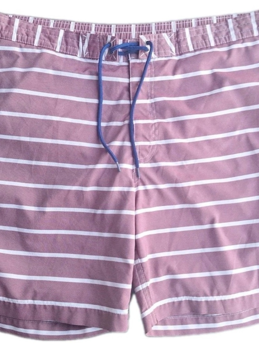 Brooks Brothers Men Striped Swim Trunks Short Size Large